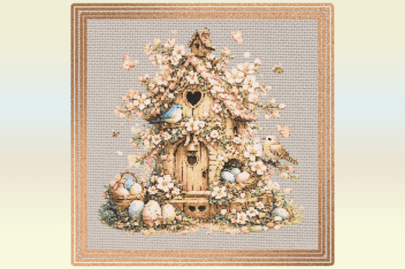 Cherry Blossom Birdhouse Cross Stitch Pa Review