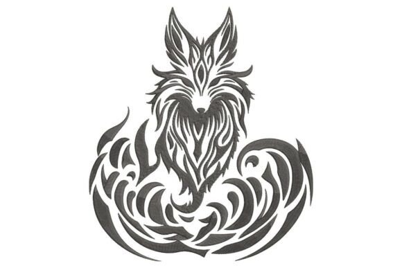 Front-Facing Fox Tribal Tail: An Embroidery Review