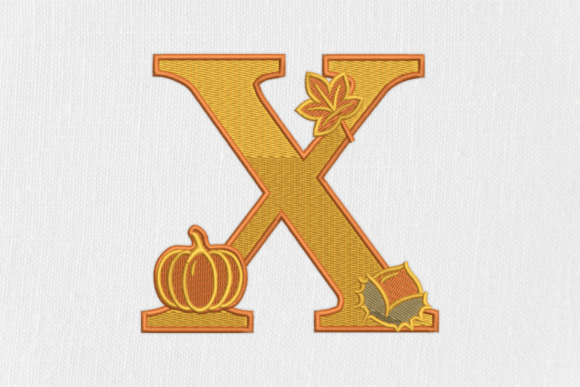 Letter X Autumn Monogram: A Designer's Review