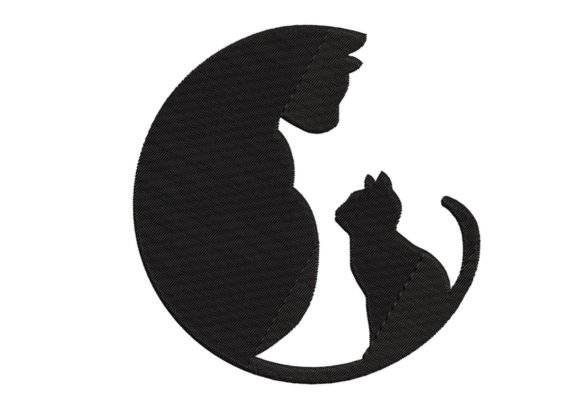 Mother Cat and Kitten: A Holiday Embroidery Review