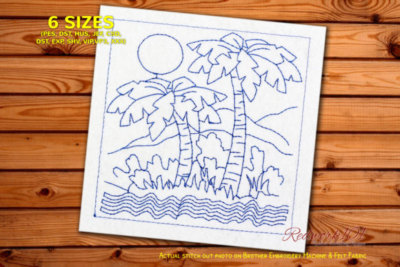 Palm with Sea Wave: Merch & Patch Design Review