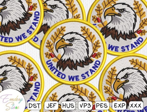 Patriotic Badge Patch Embroidery Design Review