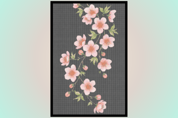 Soft Pink Floral Branch Cross Stitch Pat Review