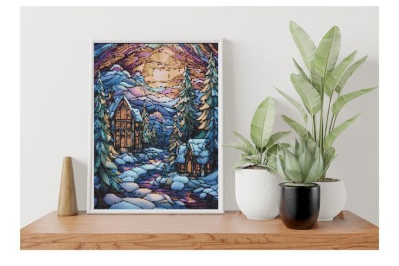 Stained Glass Winter Cross Stitch Review